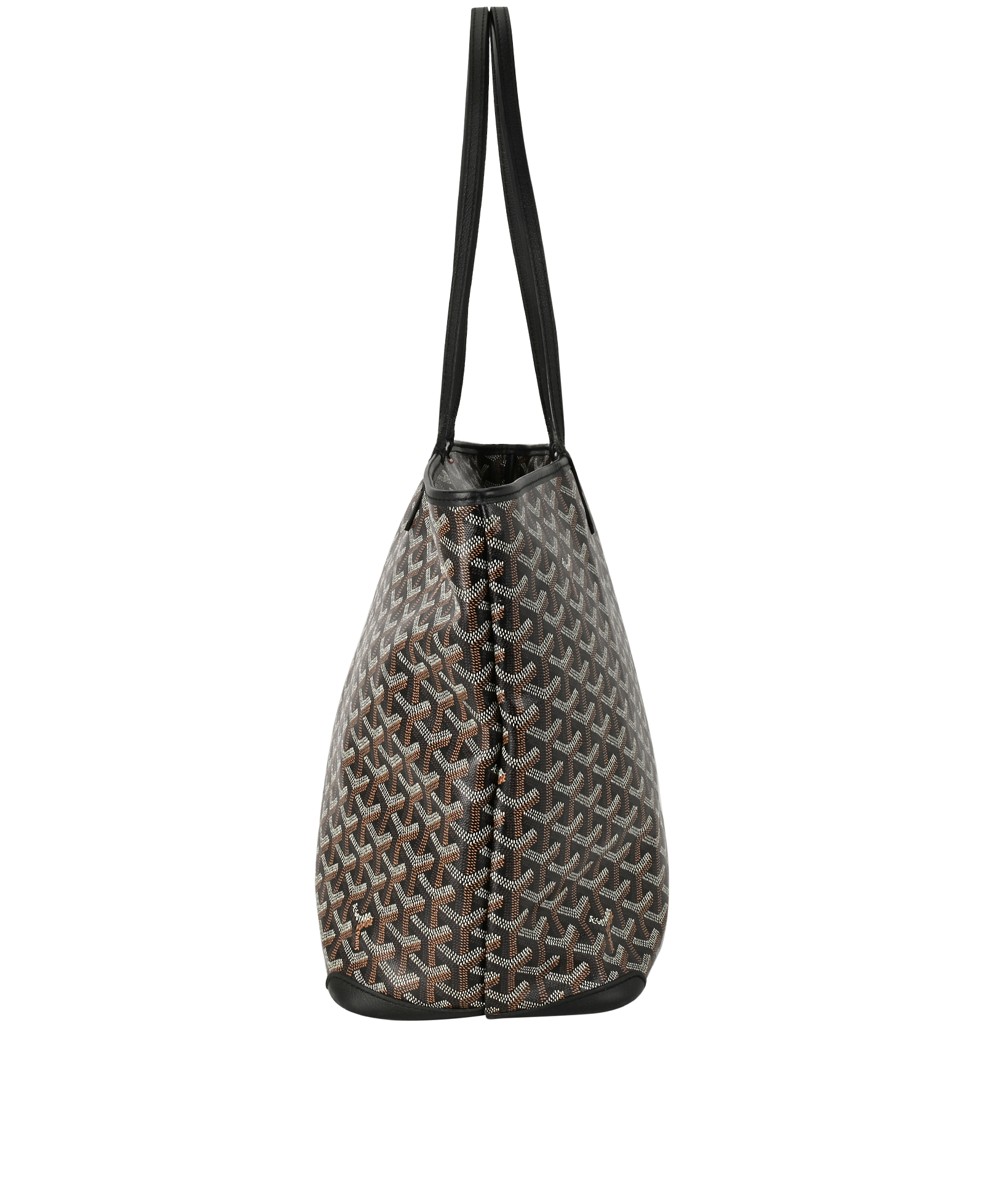 Artois GM Tote, &pound;850, Handbags, Black, Canvas, Side view